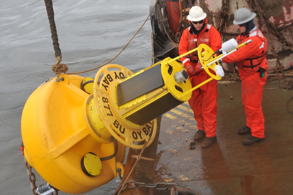 Coast Guard conducts seasonal buoy replacement in the Chesapeake Bay
