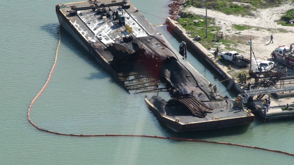 Barge explosion