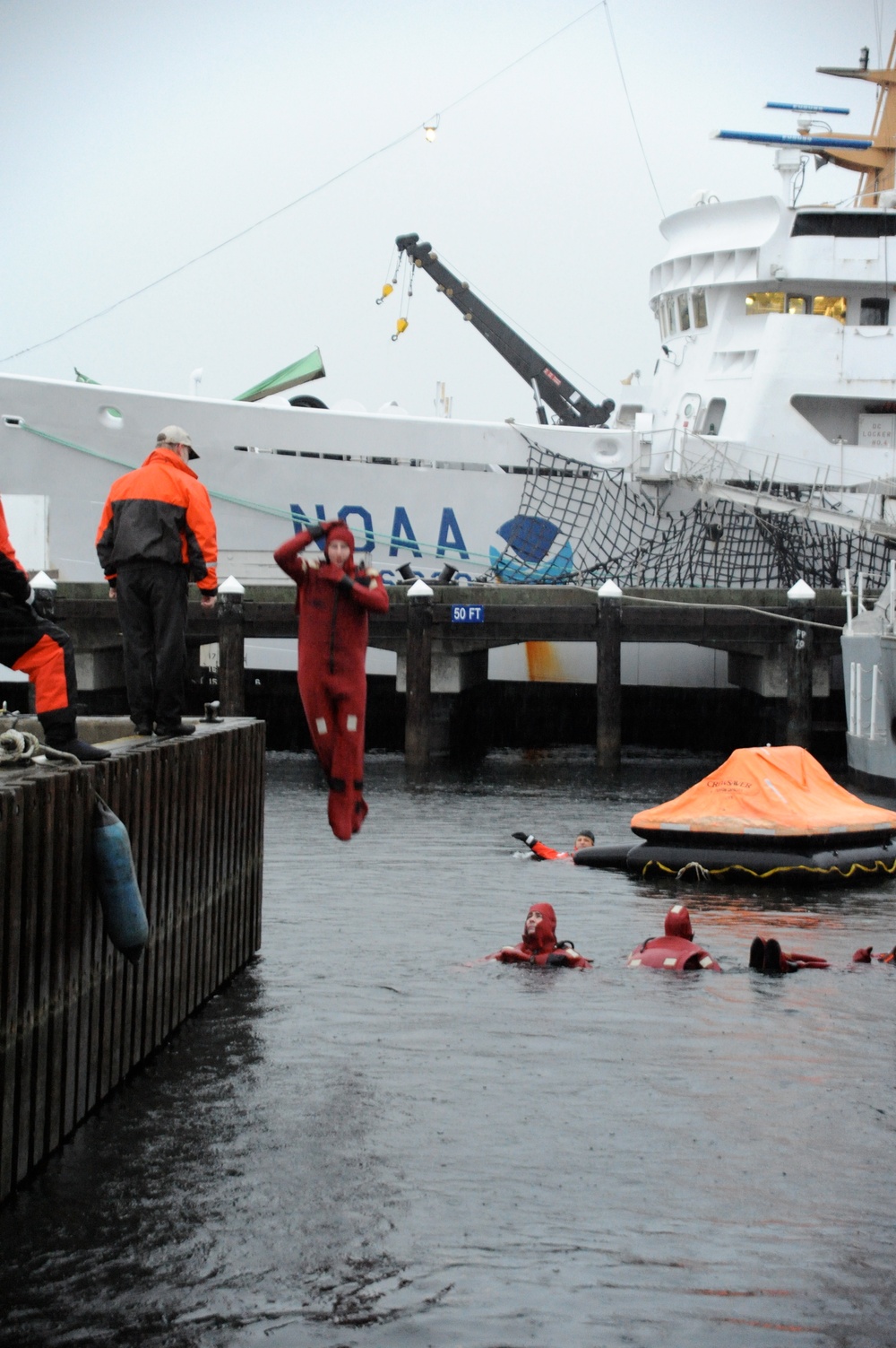 NMFS observer trainee