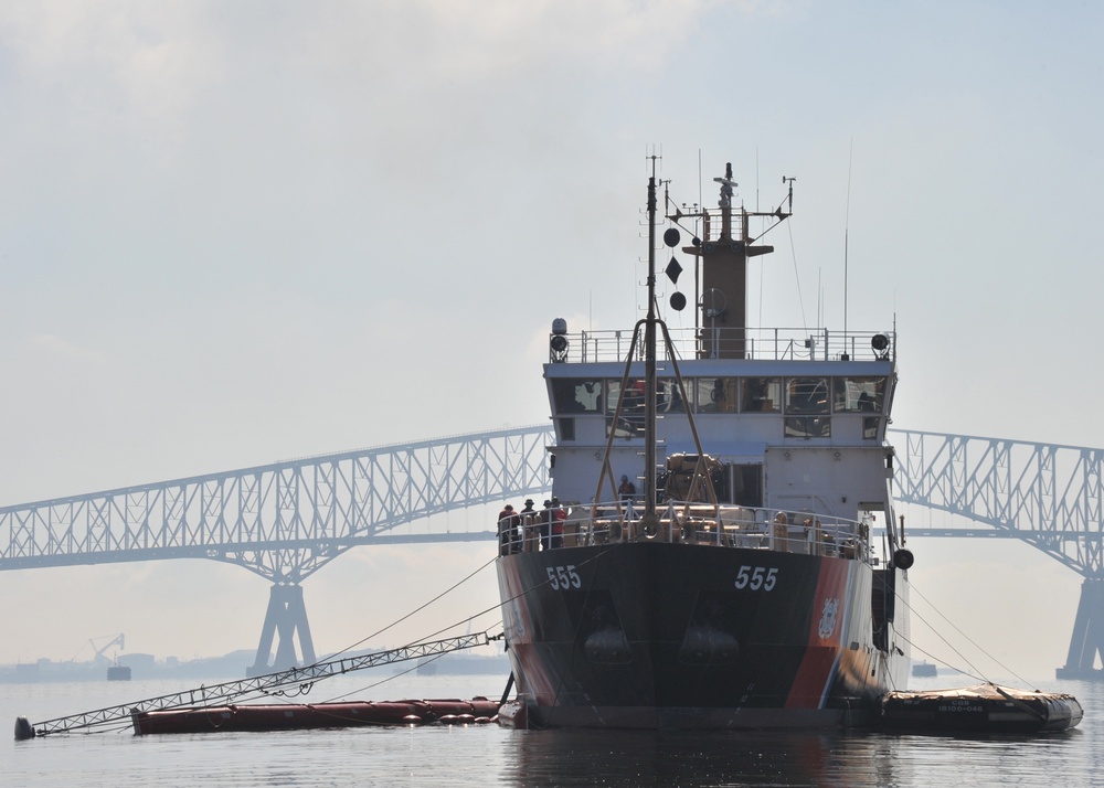 CGC James Rankin trains with VOSS in Chesapeake Bay