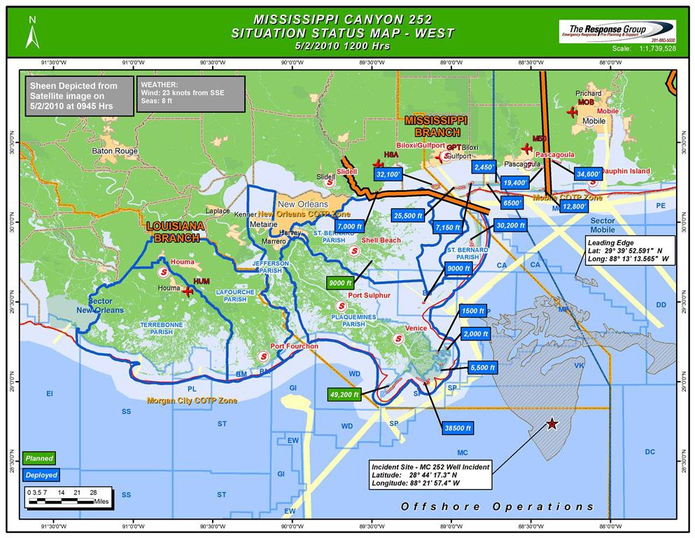 Situation Status Map - West