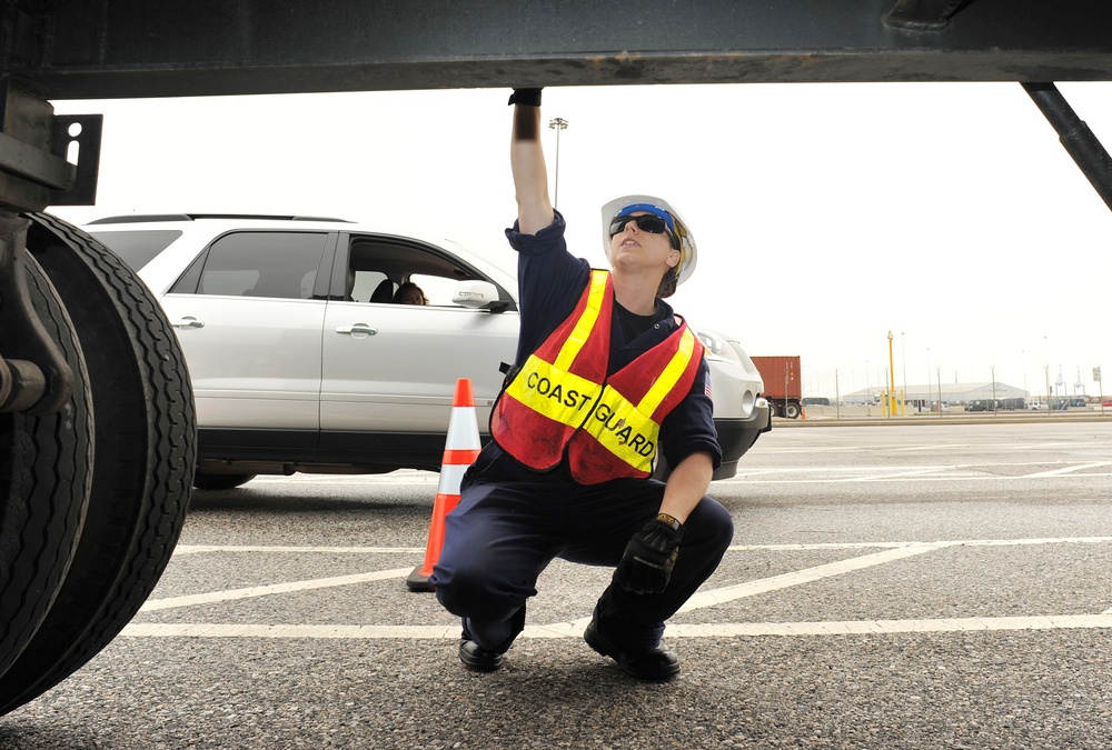 Coast Guard unit conducts security checks i