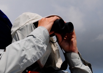 IBRRC members search for oiled birds