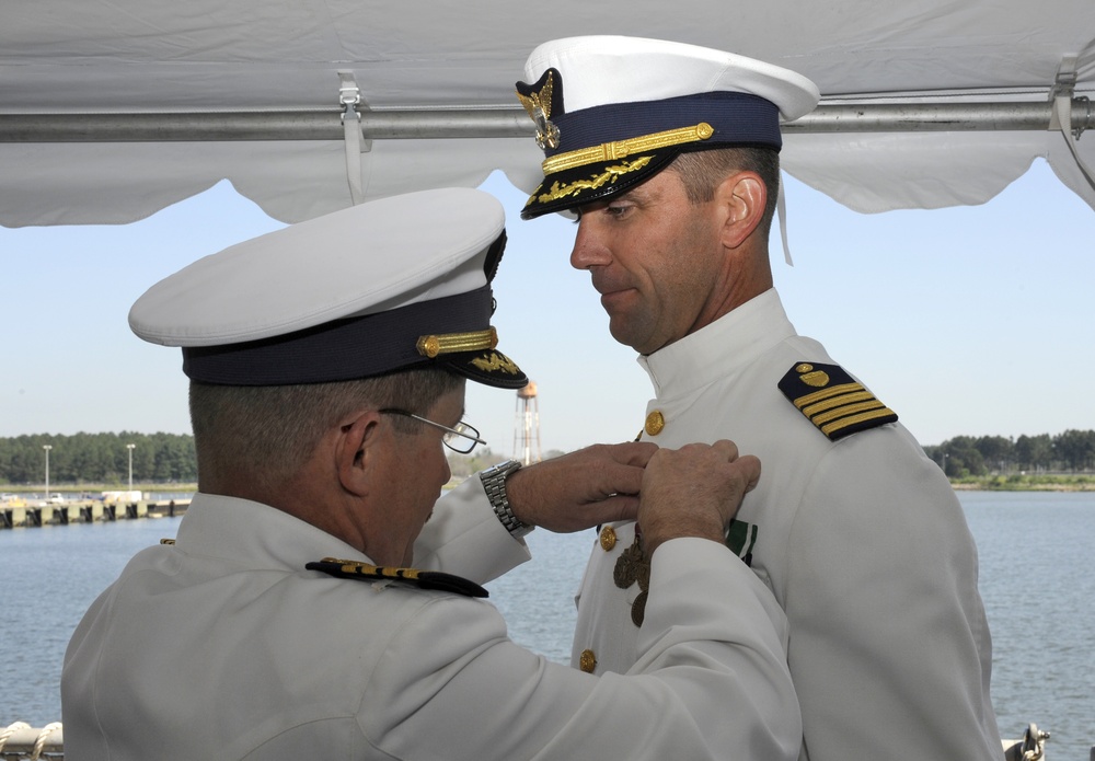 Coast Guard Cutter Legare Change of Command