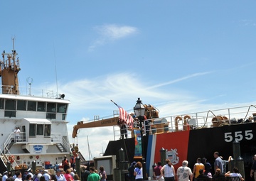 Coast Guard Cutter James Rankin hosts tours