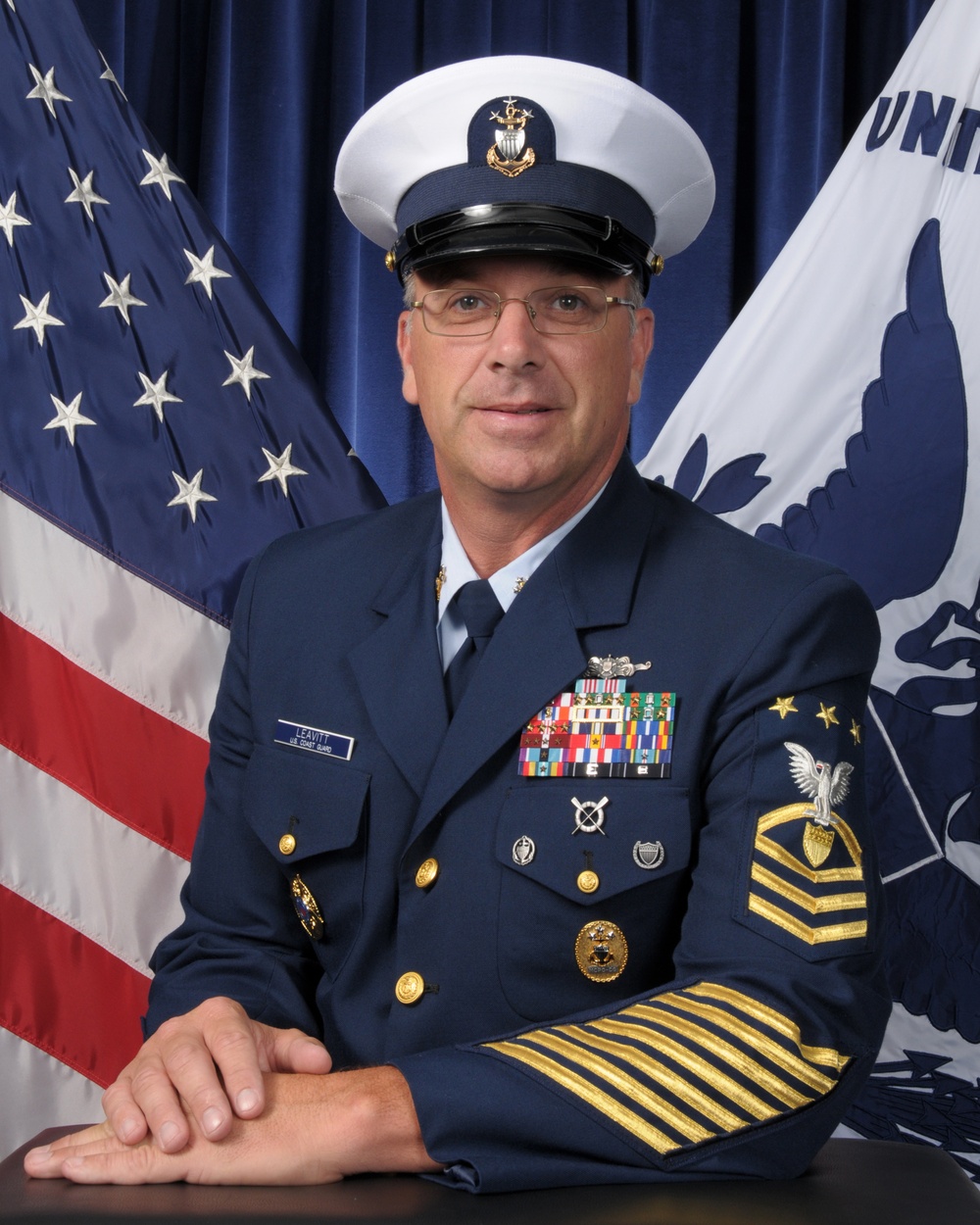 MCPO Michael P. Leavitt, Master Chief Petty Officer of the Coast Guard