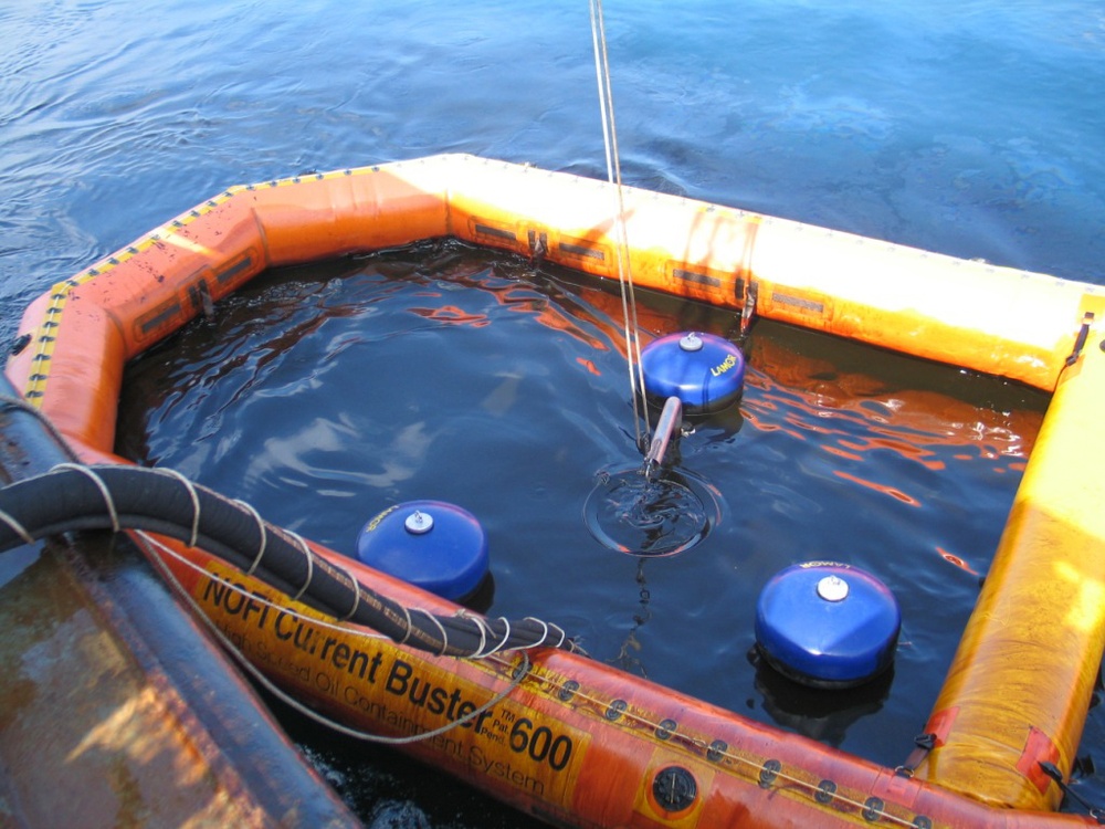 DVIDS Images Oil in Skimmer's Boom