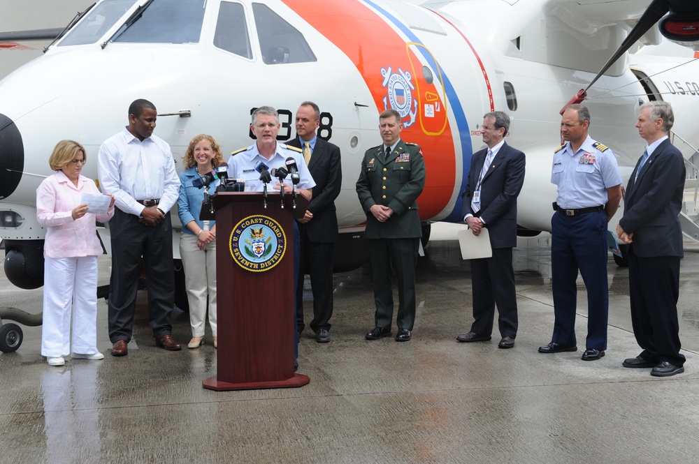 Rear Adm. Bill Baumgartner, commander of 7th District