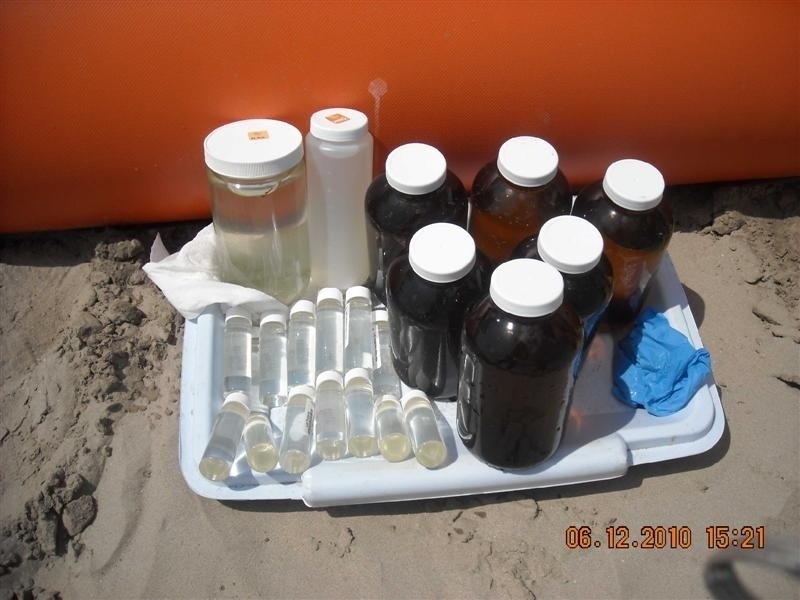 Water sample jars