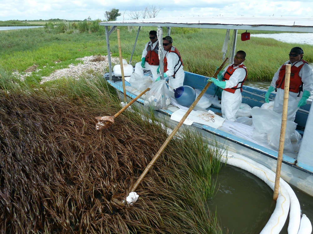 Deepwater Horizon spill cleanup