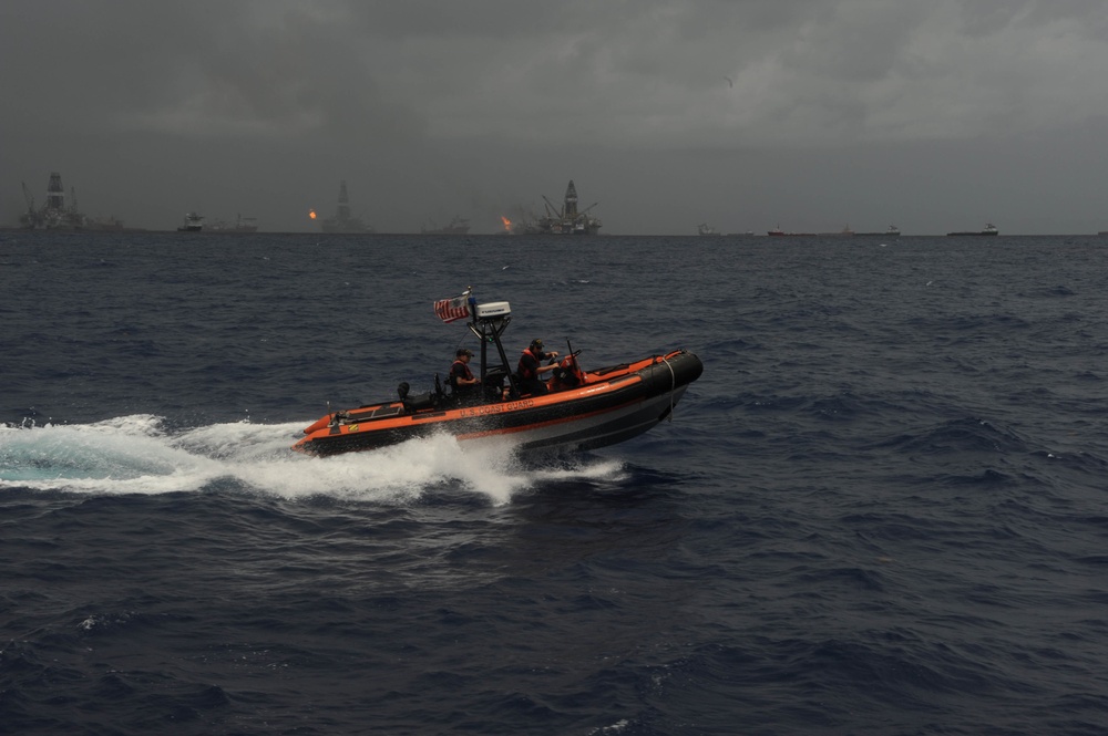 Deepwater Horizon spill site