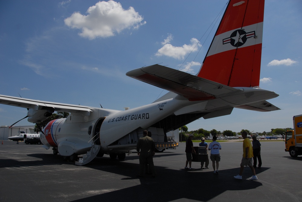 Unloading Baby Pelicans