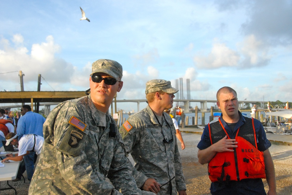 Fighting oil spill