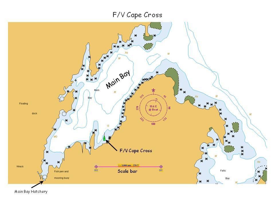 FV Cape Cross - Main Bay location chart