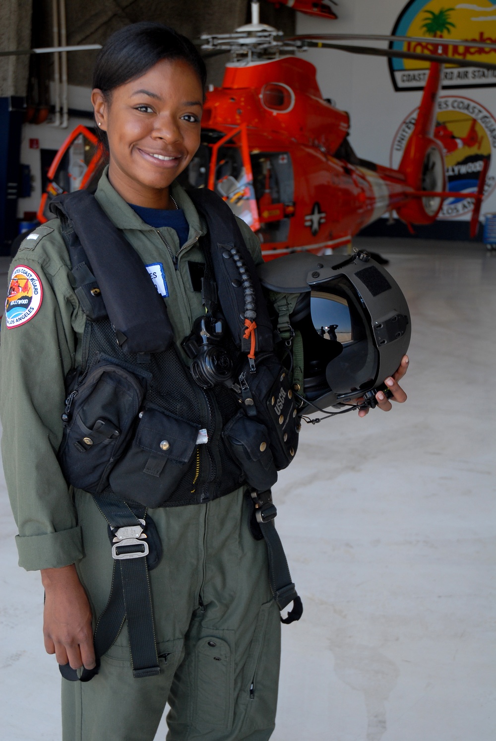 1st female African-American helo pilot