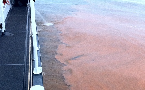 Northern California red algal bloom