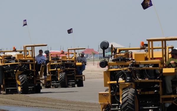 Beach clean-up equipment
