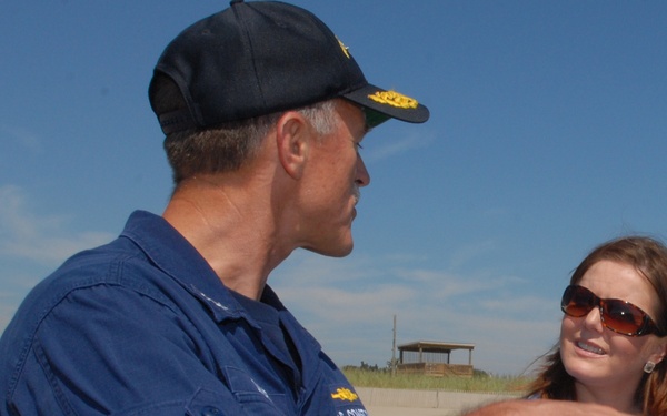 Rear Adm. Zukunft talks to media