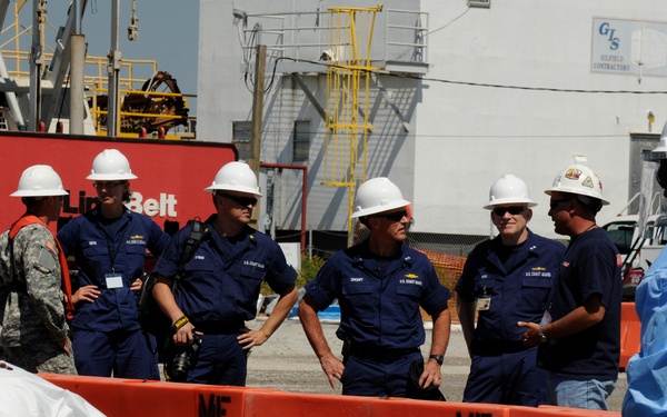 Rear Adm. tours facility