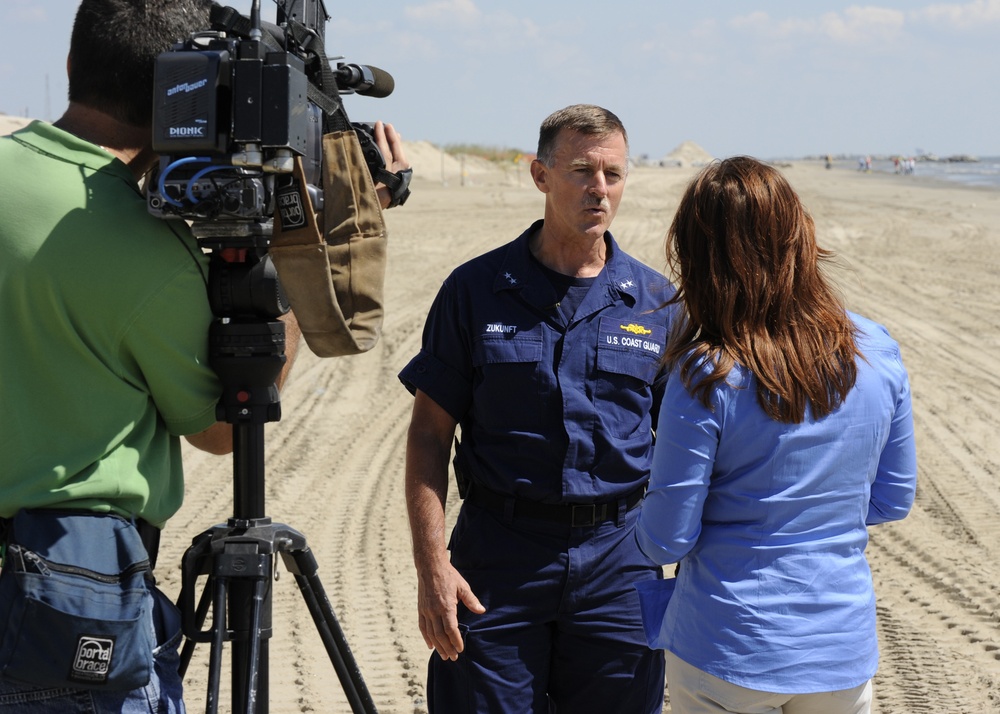 Rear Adm. with media