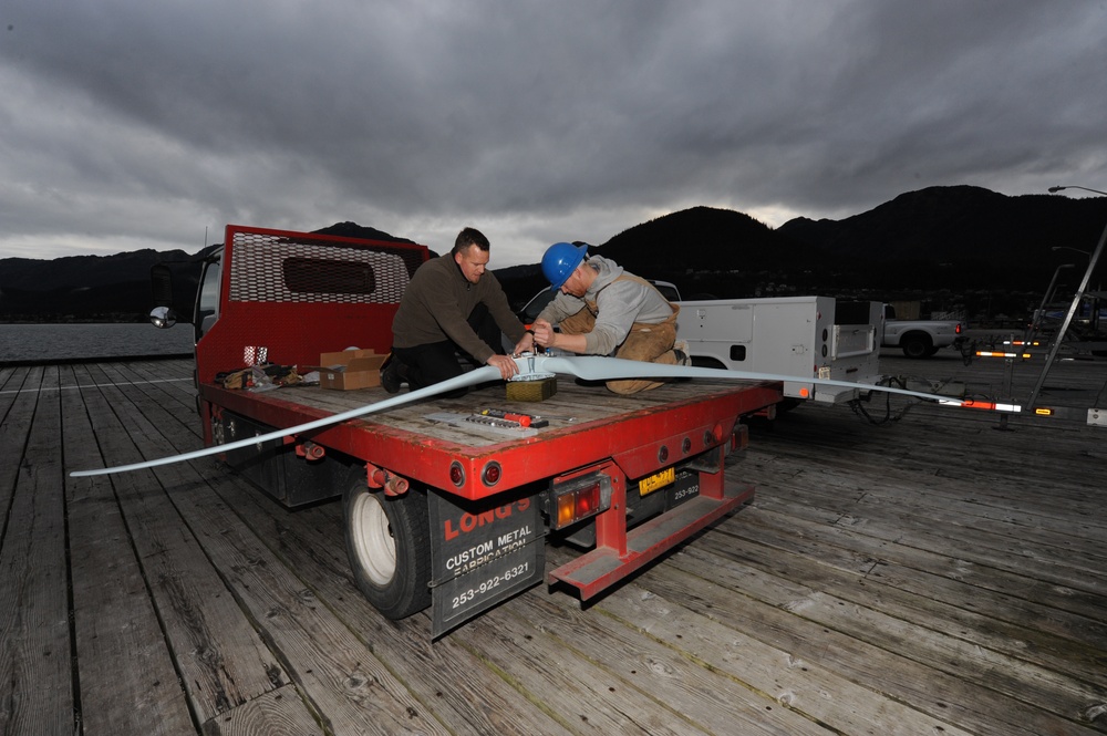 Station Juneau wind turbine