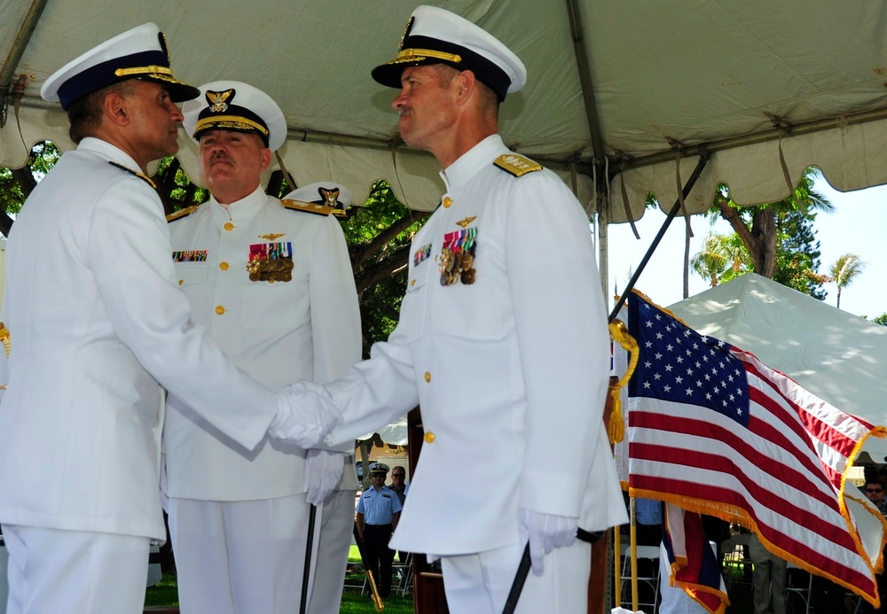 14th Coast Guard District change of command ceremony