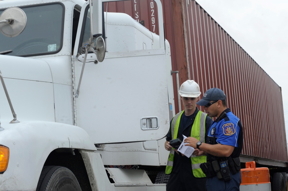 Truck inspection