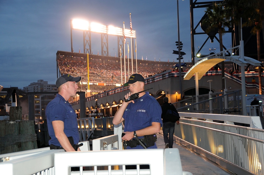 Coast Guard patrols San Francisco Bay during