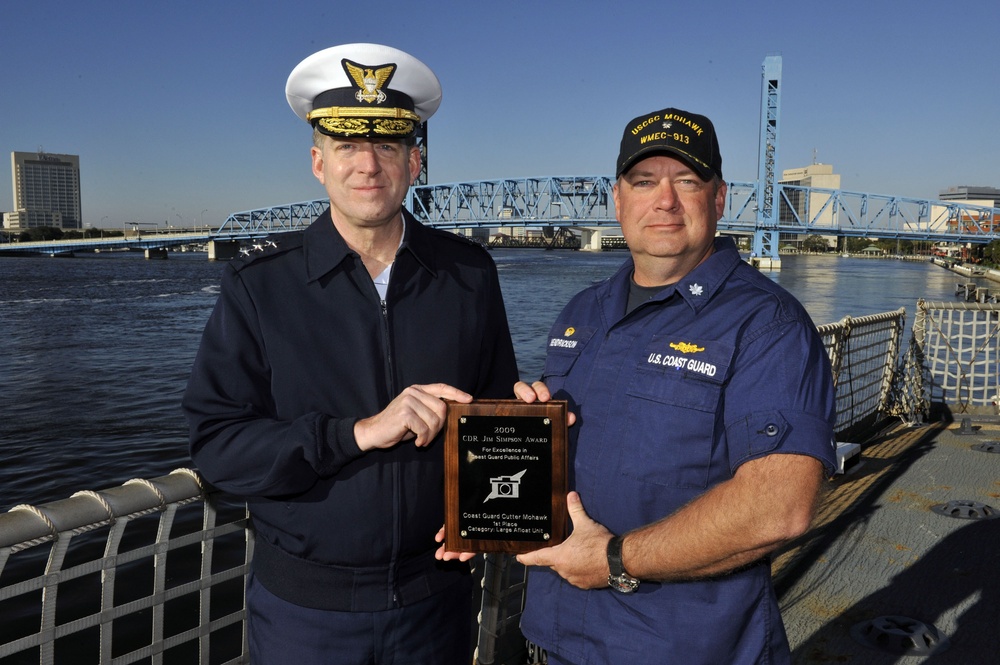 2009 Cmdr. Jim Simpson Award for Public Affairs Excellence