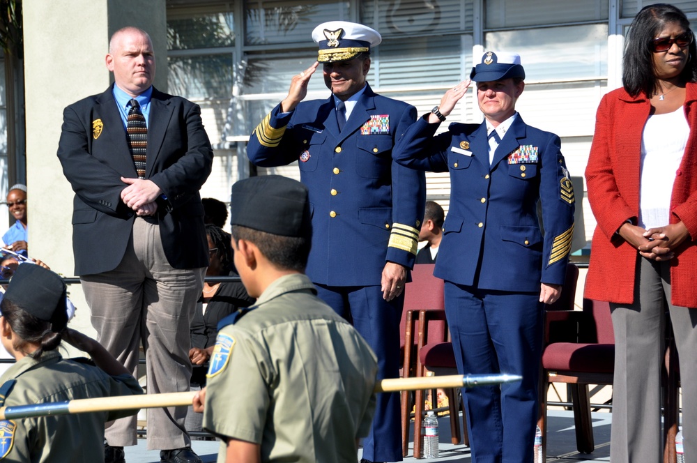 Pacific Area commander visits Oakland Military Institute in honor of Veterans Day