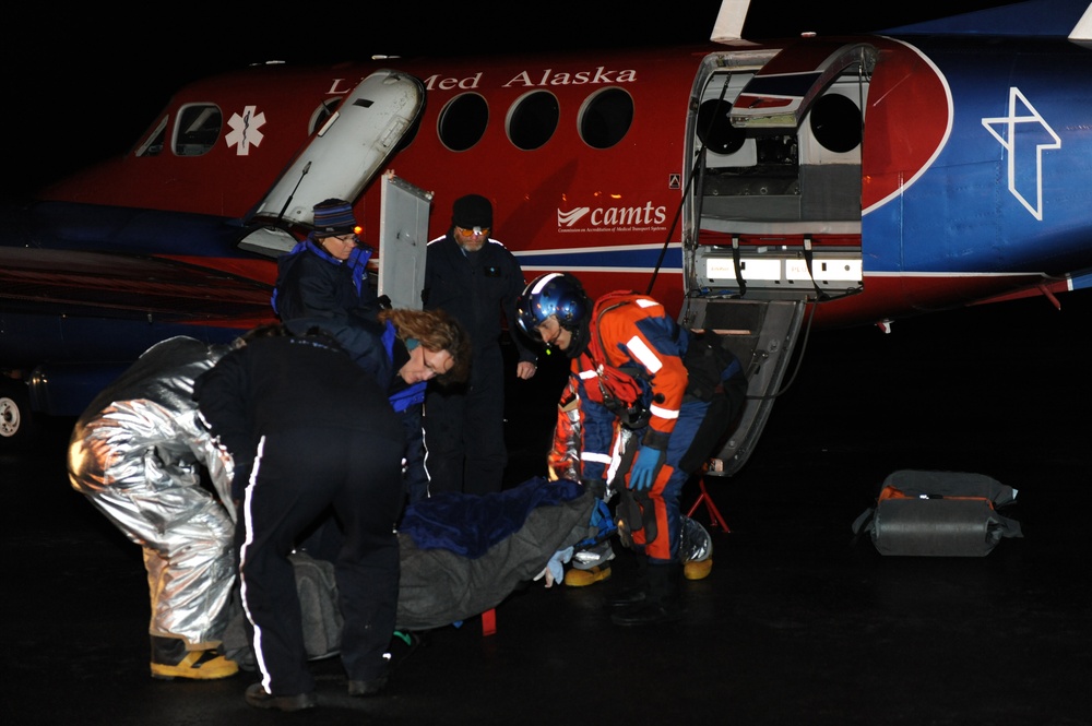 Medevac from MV Apl Xingang