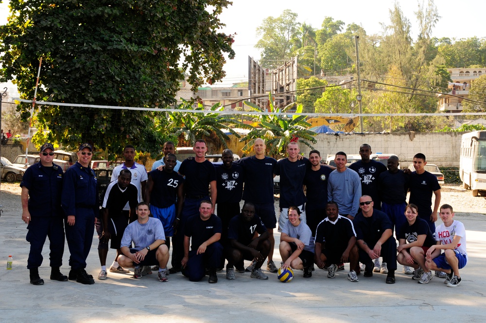Haiti volleyball group shot