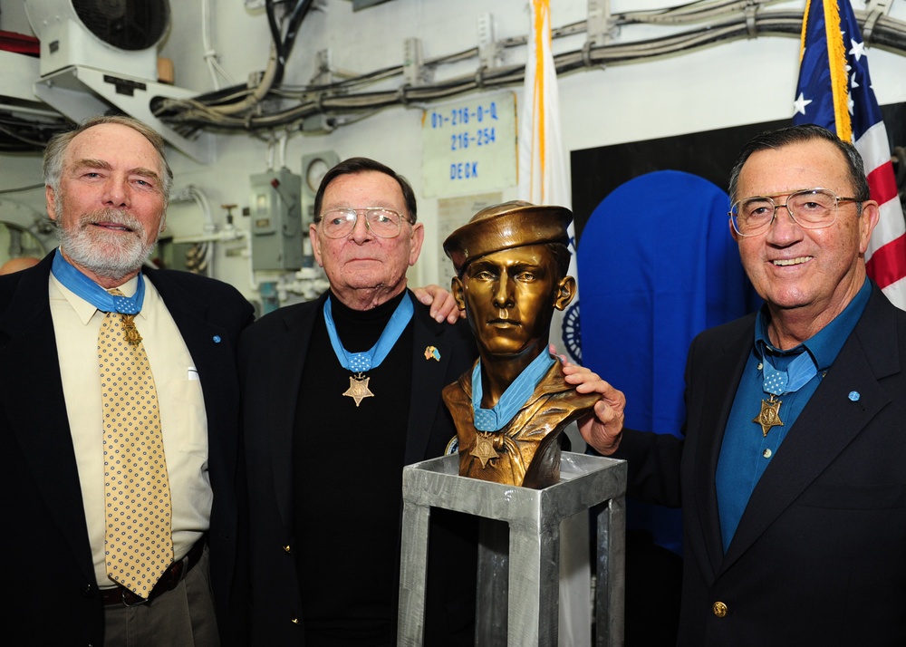 Medal of Honor ceremony on Coast Guard Cutter Munro