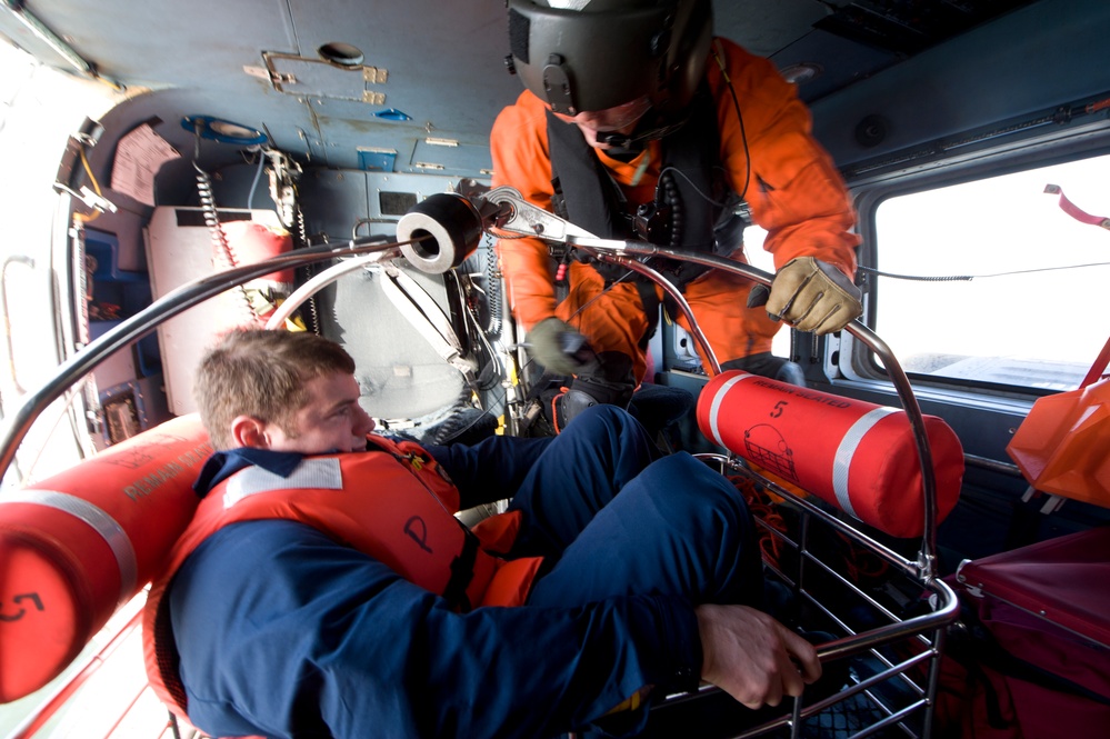 Simulated search and rescue operation