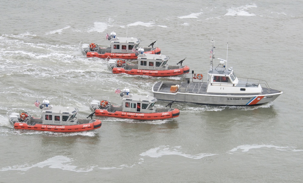 CG Station Freeport boat formation