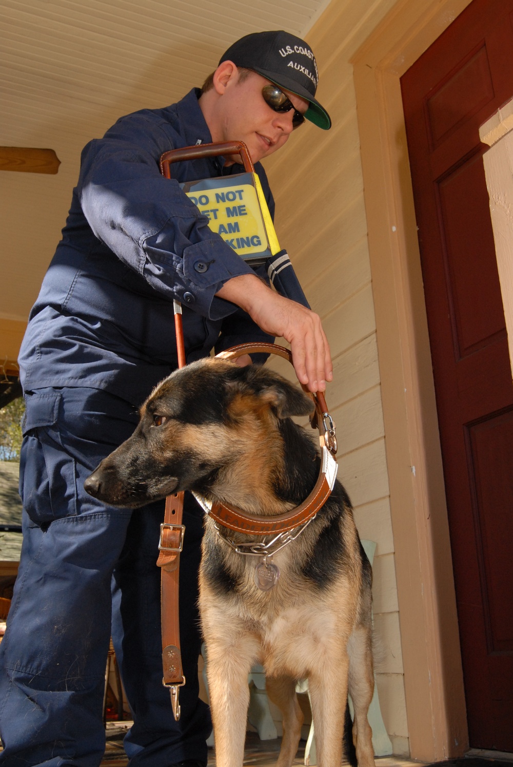 Seventh District auxilirist prepares guide dog