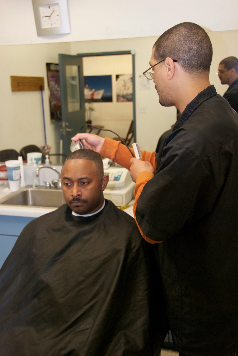Week in the Life of the Coast Guard - BSU Alameda Barber Shop