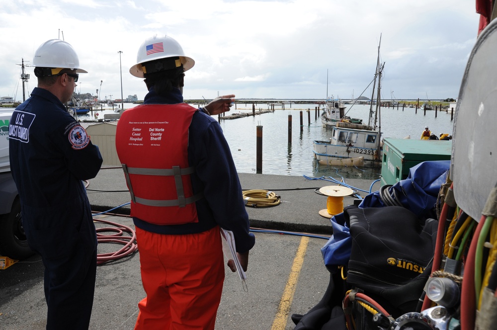 Crescent City Tsunami Response safety officer