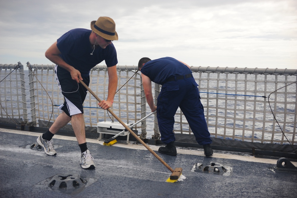 Freshwater wash down