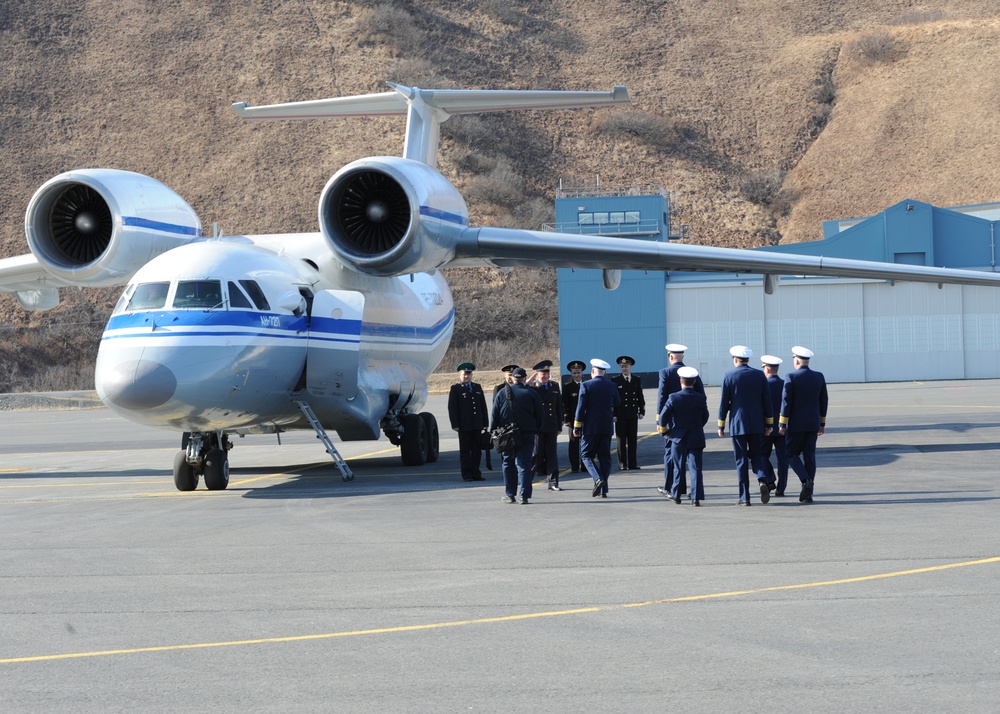 Russian vessel and delegation visit Kodiak