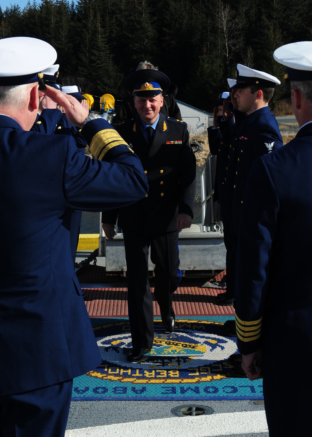 Russian vessel and delegation visit Kodiak