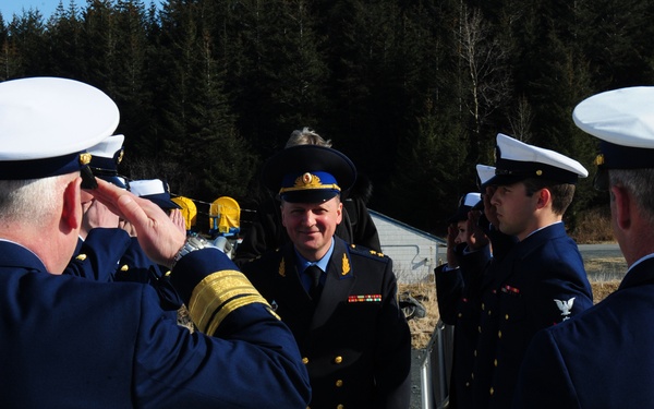 Russian vessel and delegation visit Kodiak