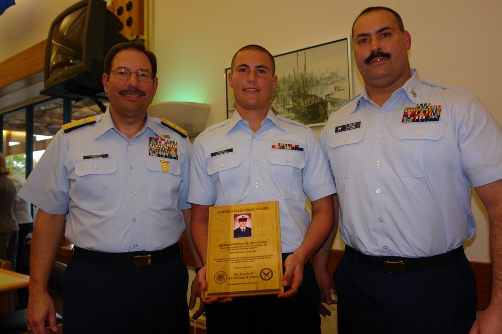 Seaman Apprentice William R. Flores award