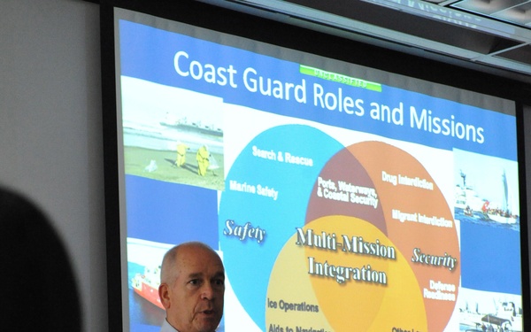 Maritime Industries Academy teachers visit Coast Guard Yard