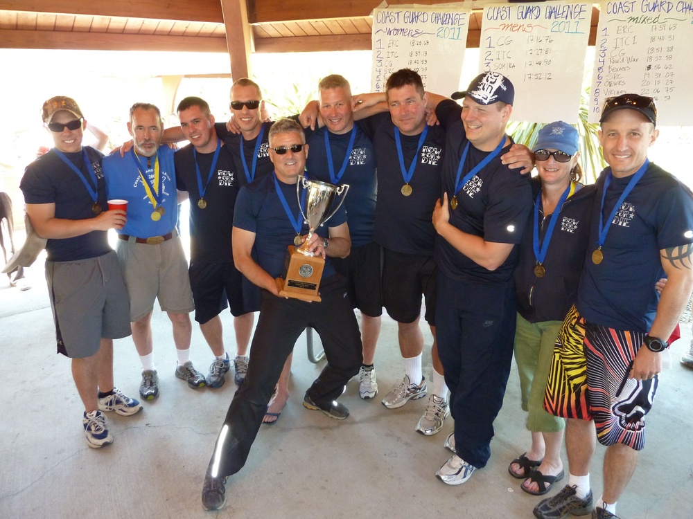 Coast Guard whaleboat rowers