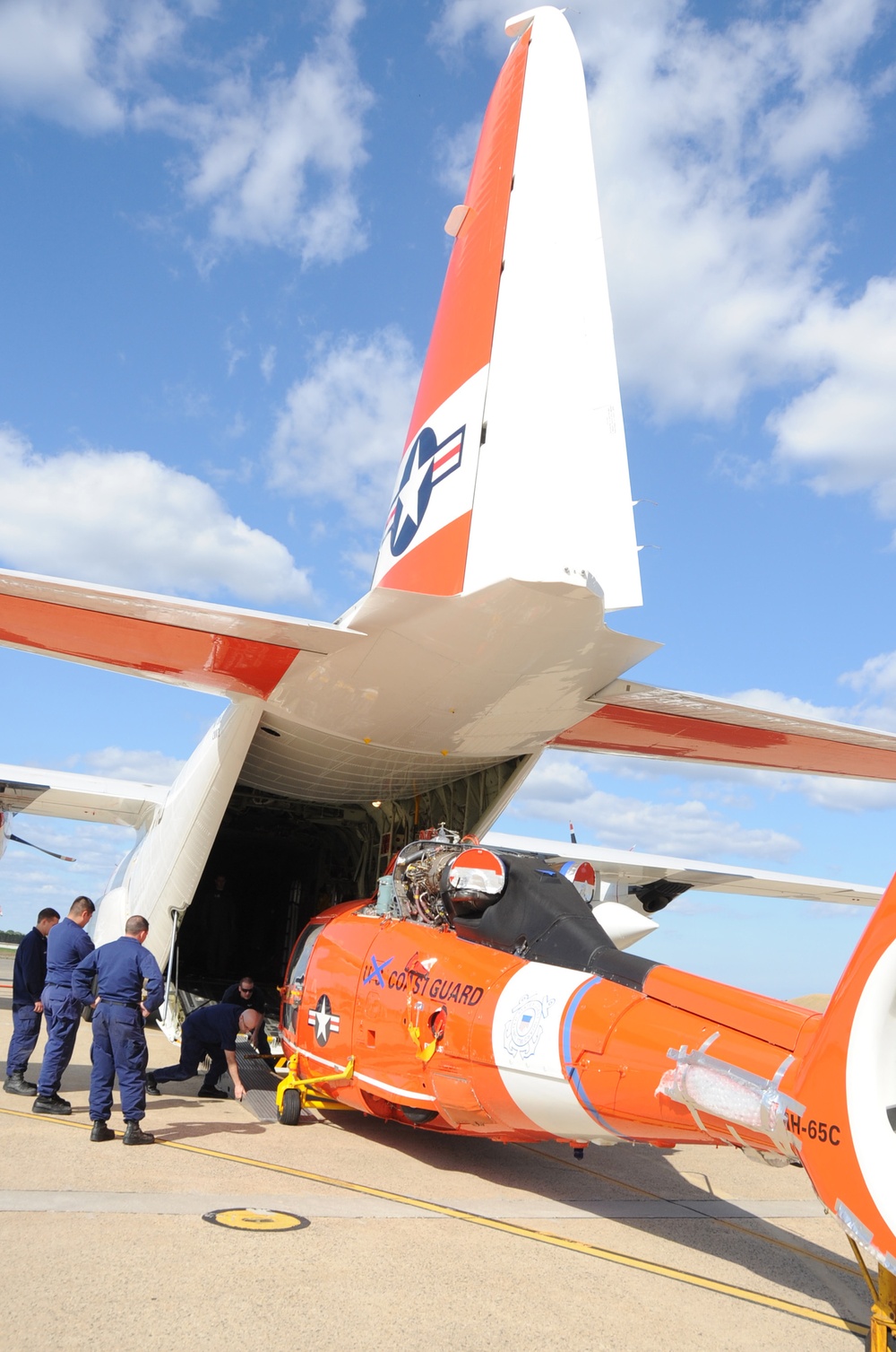 MH-65 Dolphin transport