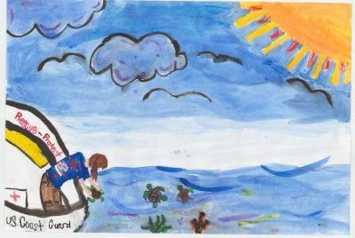 Savannah Parks, 1st place winner, 3rd thru 6th grade category