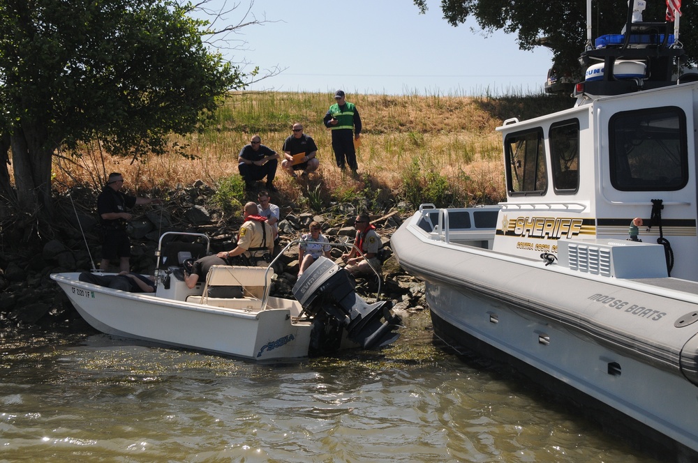 San Joaquin Delta multi-agency law enforcement exercise