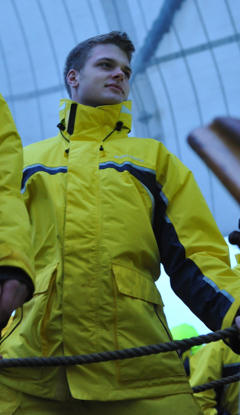 Storm hits Coast Guard Cutter Eagle