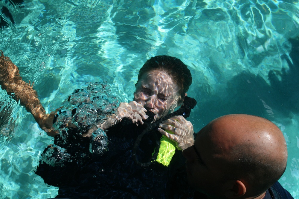 Water survival training